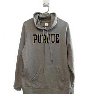 Purdue University Gray Hoodie by Russell Athletic